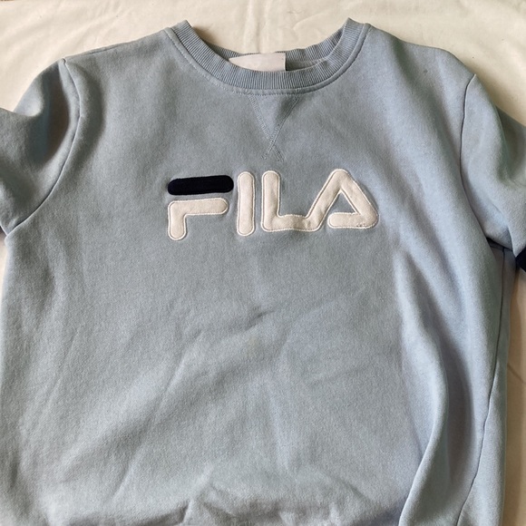 Blue FILA crewneck sweatshirt - Picture 2 of 5